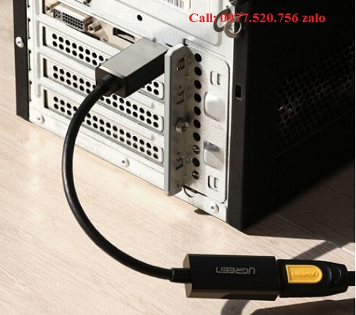 Cáp chuyển Displayport to HDMI Ugreen 40362 hỗ trợ 1080@60hz